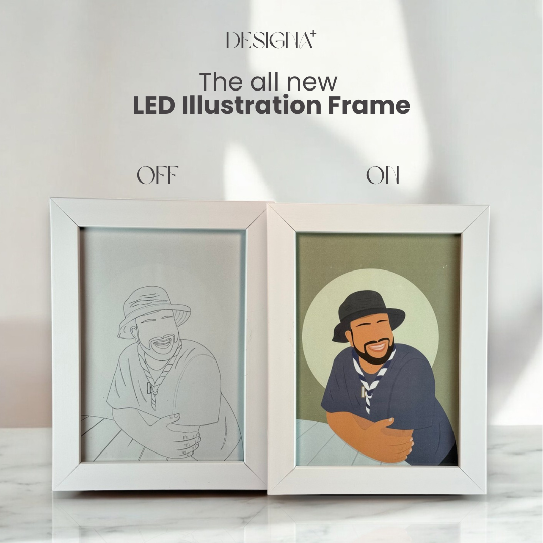 Led Illustration Frame